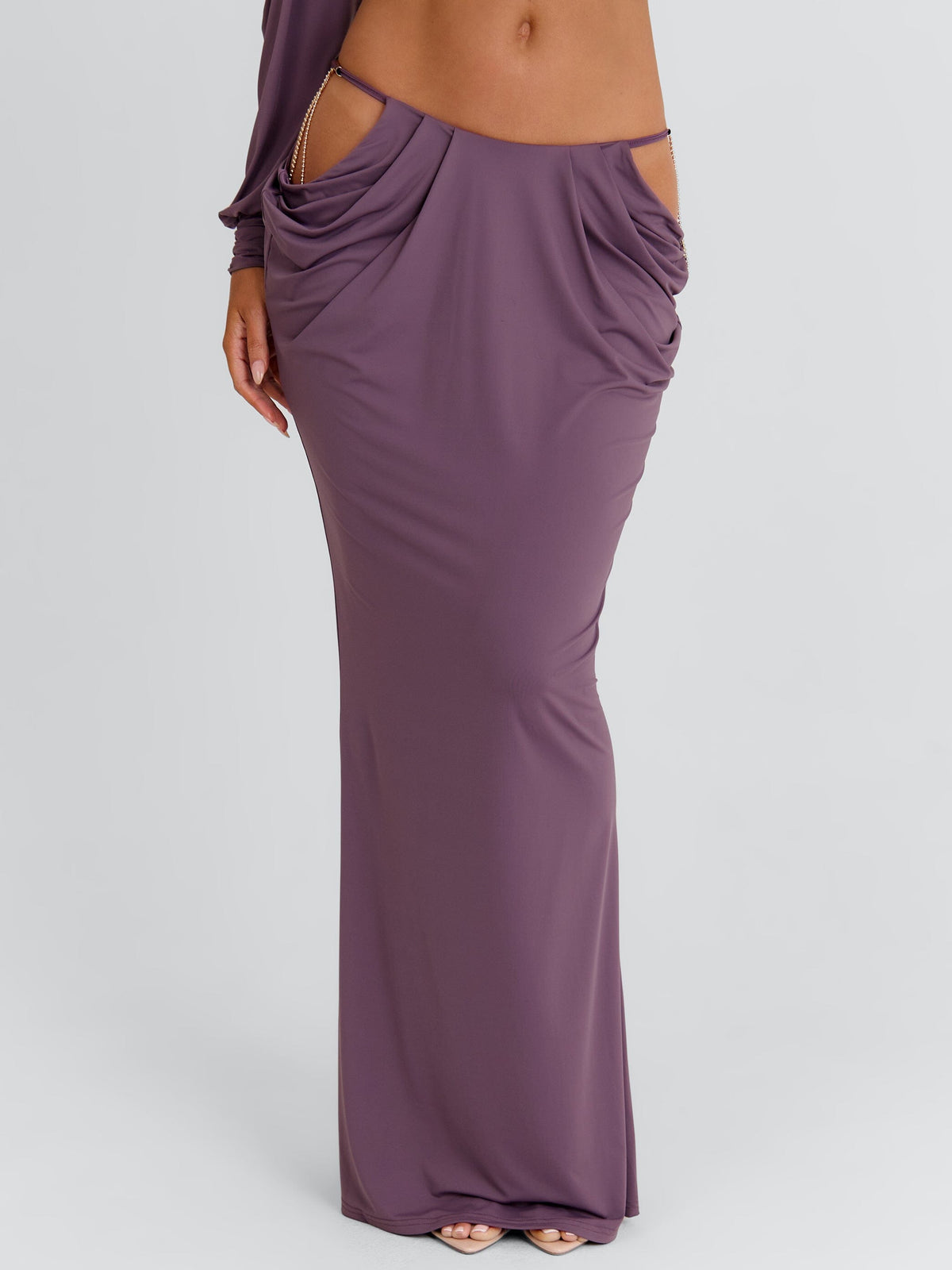 Hadasa Maxi Skirt Purple
