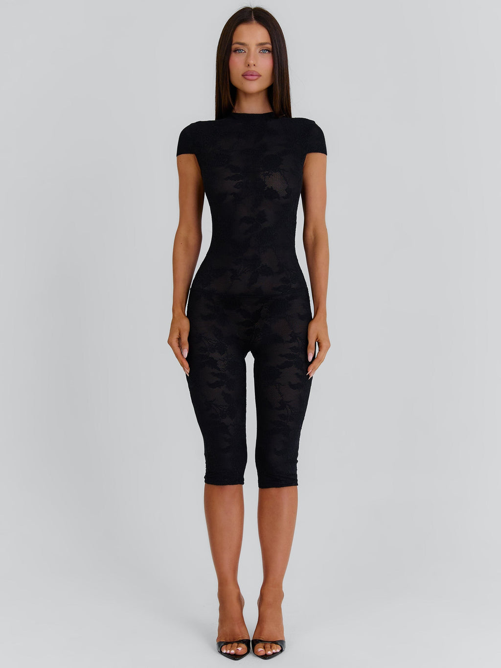 Jamiya Capri Jumpsuit Black