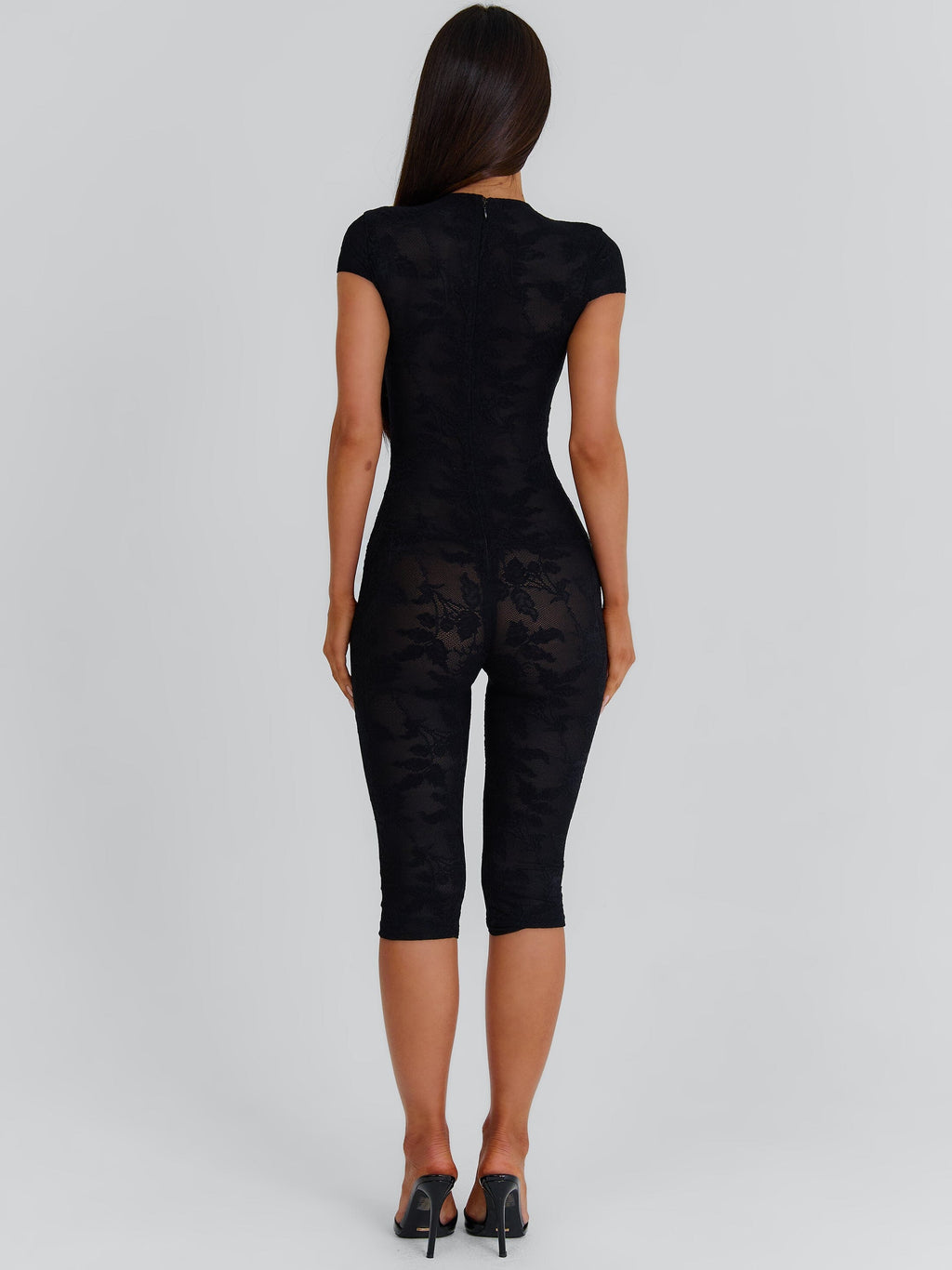 Jamiya Capri Jumpsuit Black