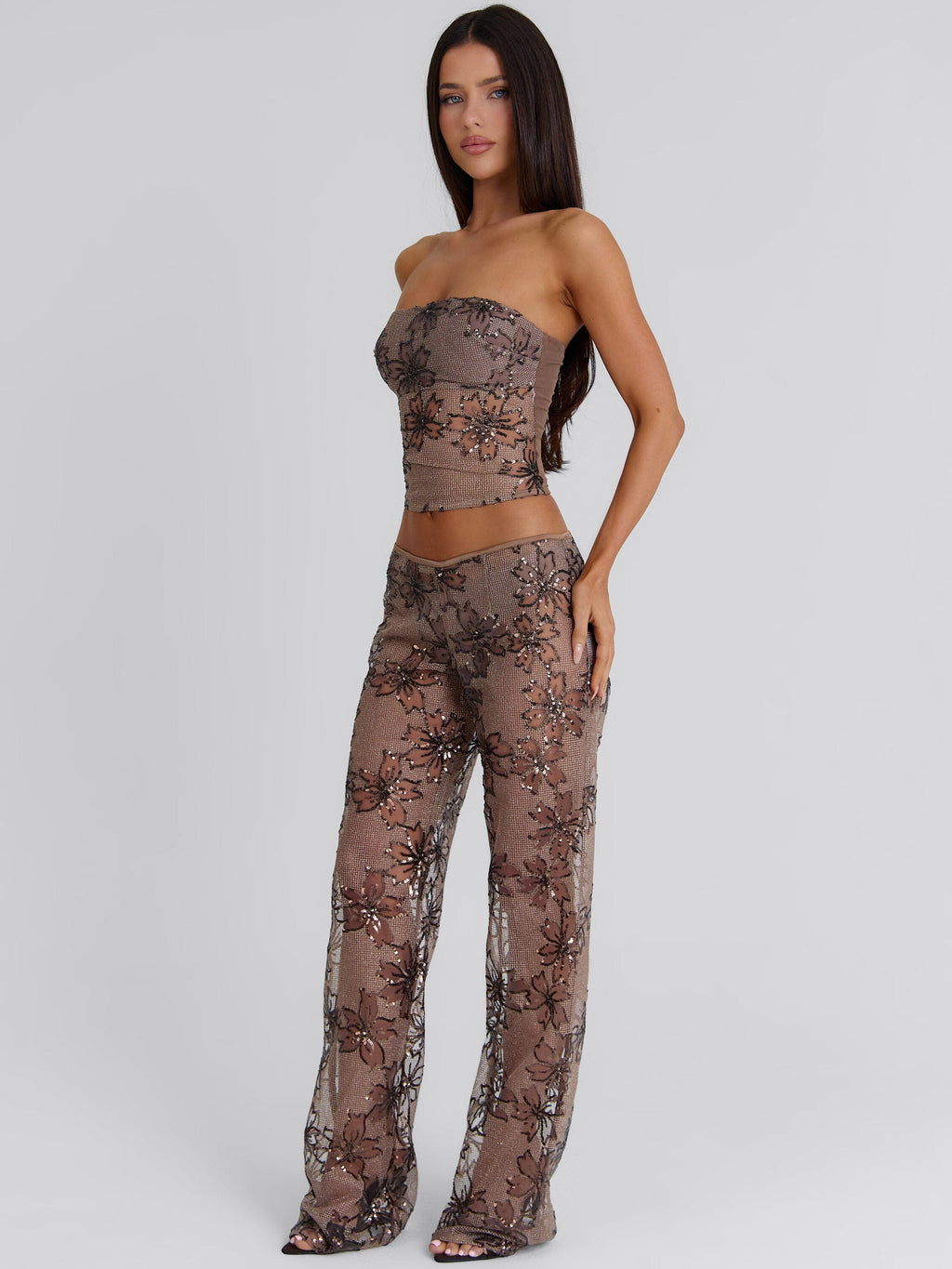Jocelynn Corset Top Taupe