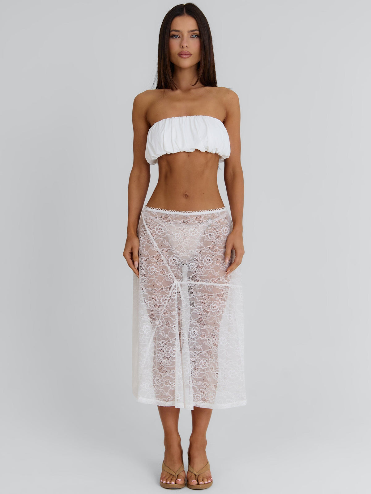 Kailyn Crop Top White
