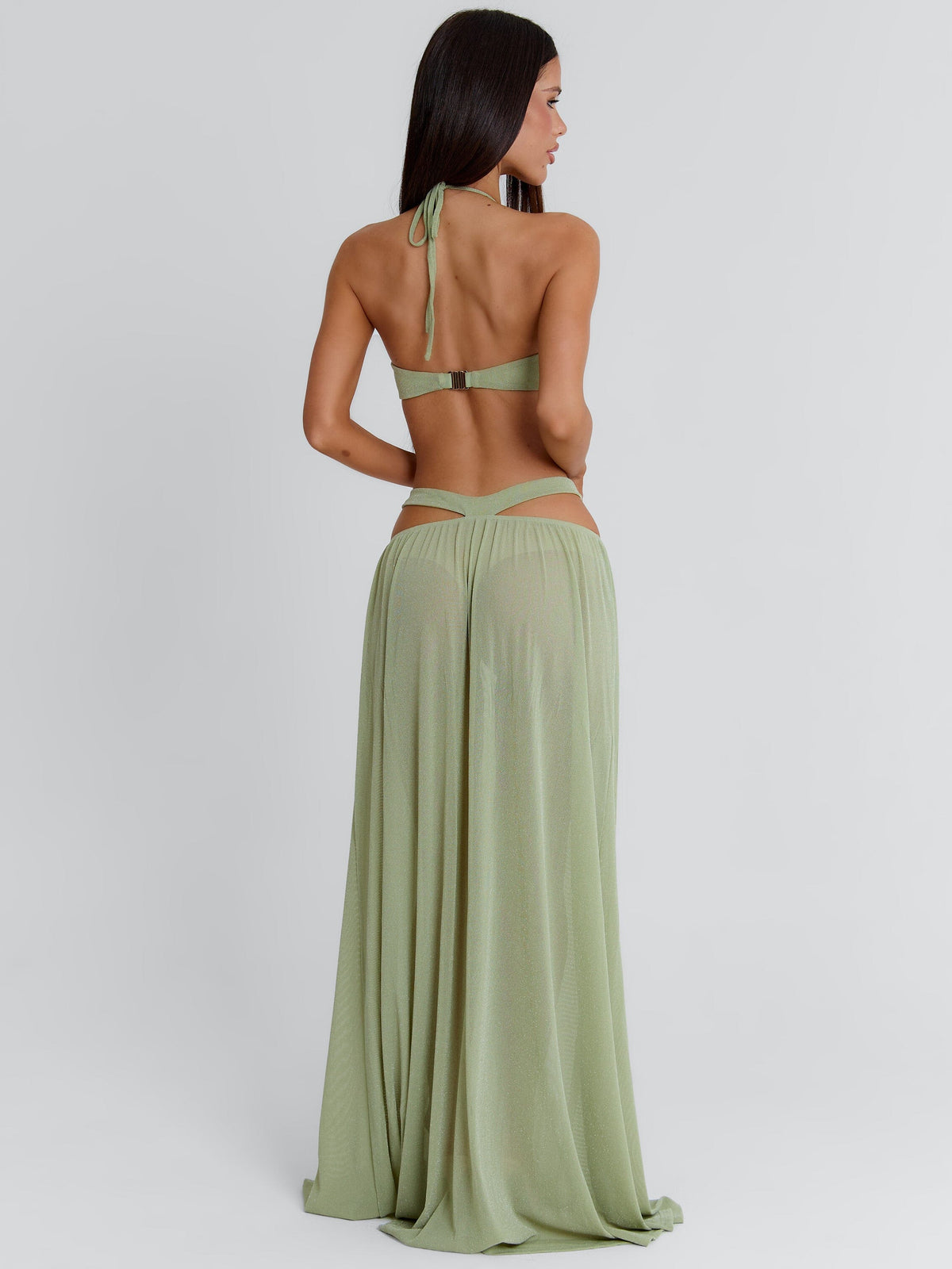 Kayley Crop Top Sage