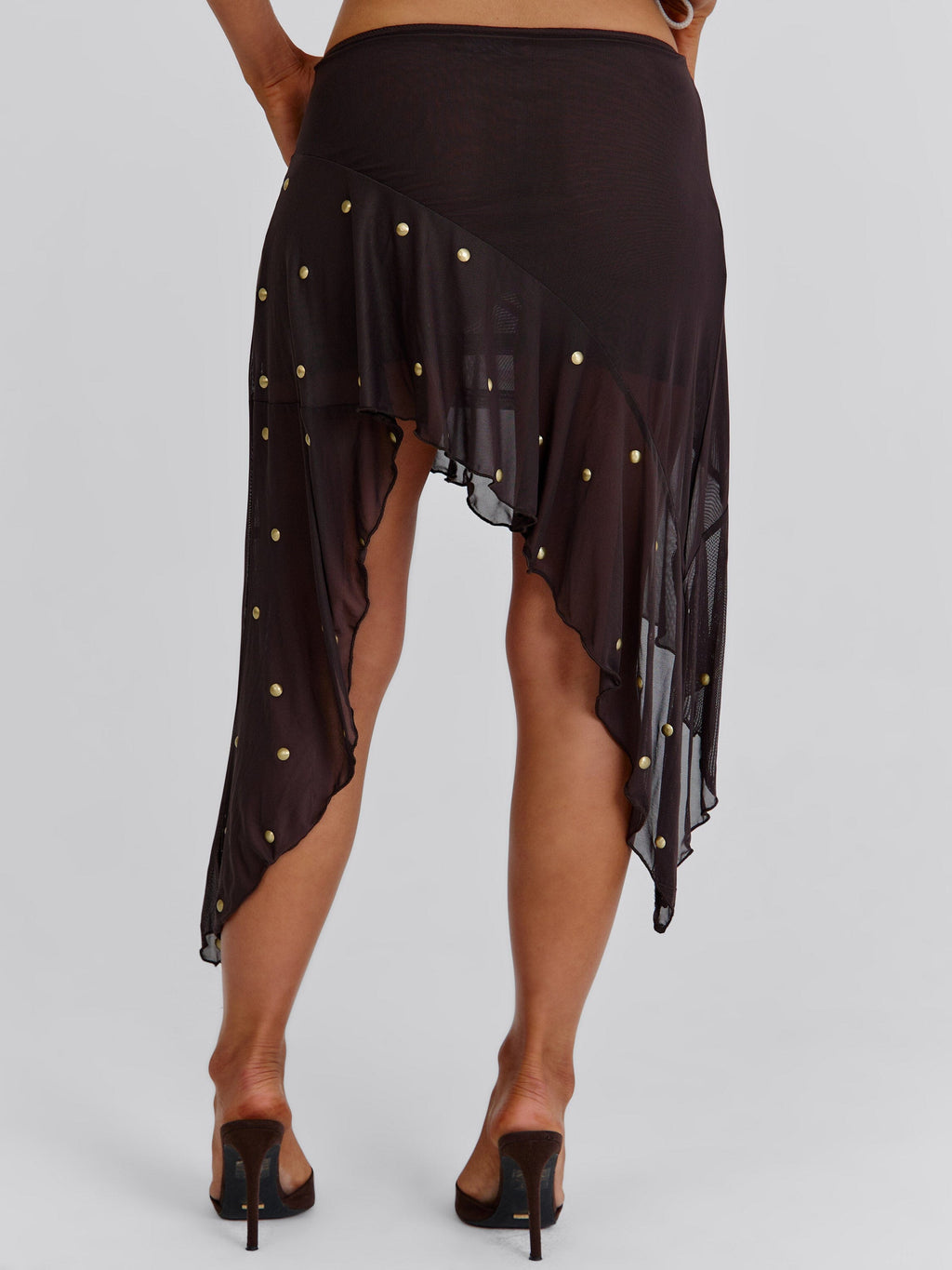 Kaydence Midi Skirt Brown