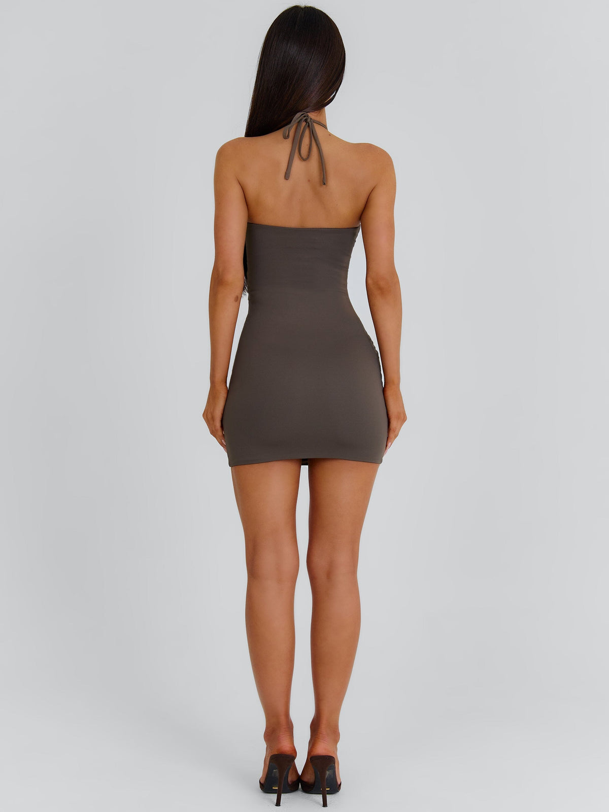 Laine Mini Dress Taupe