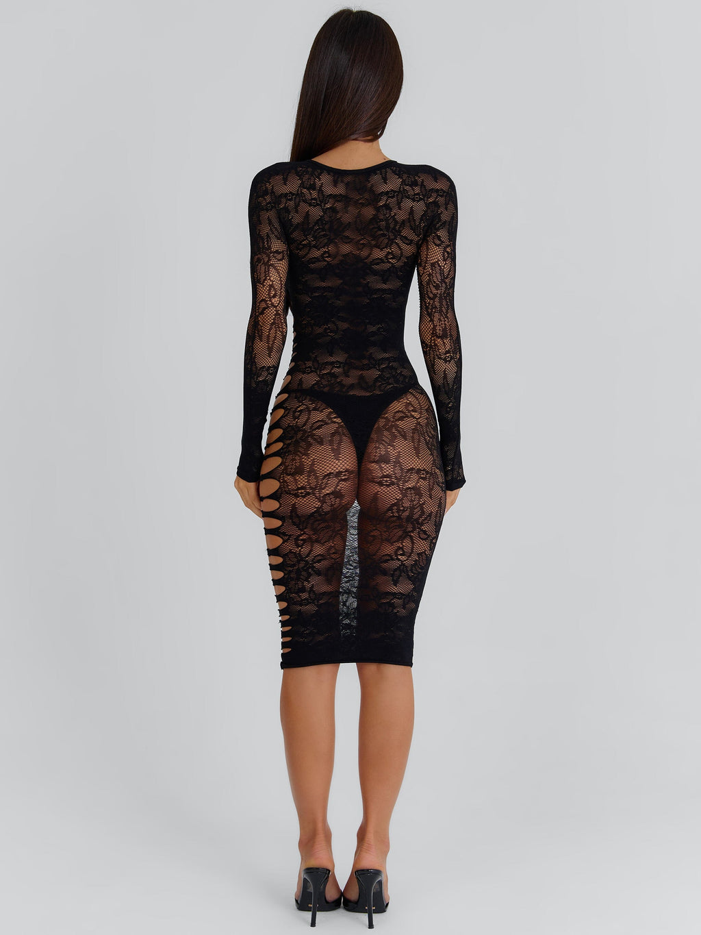 Linzi Midi Dress Black