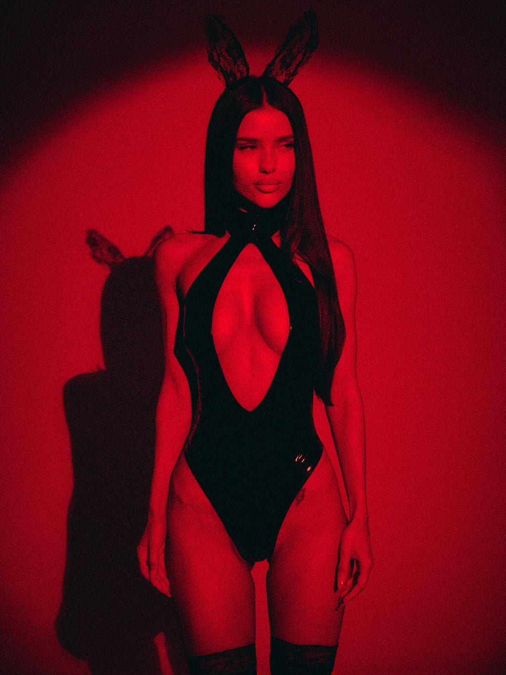 Luneth Bodysuit Black