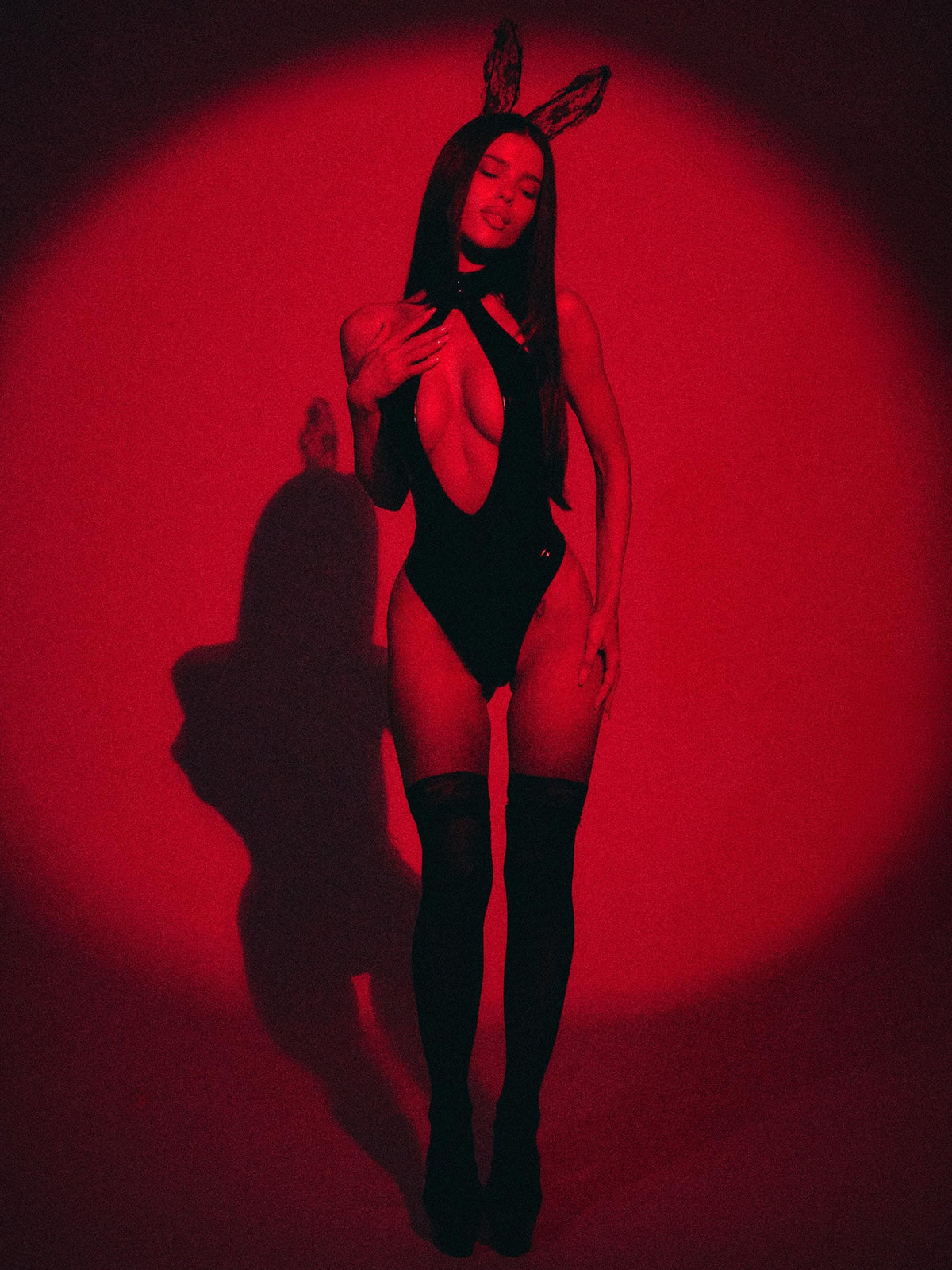 Luneth Bodysuit Black