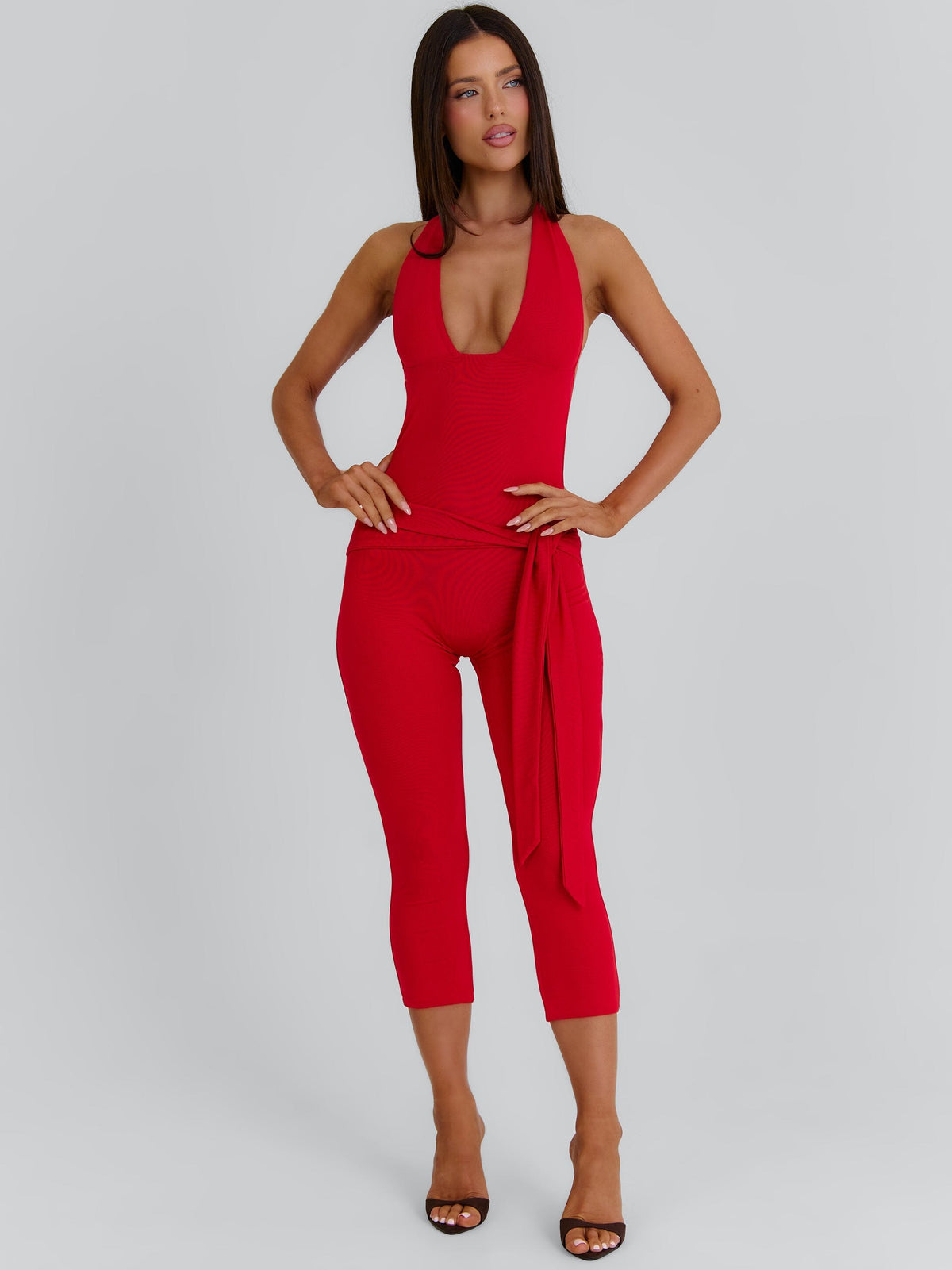 Malani Jumpsuit Red