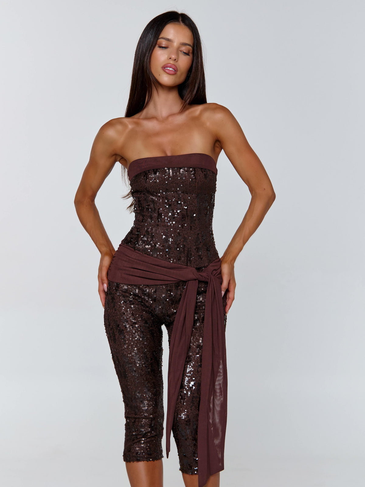 Mariella Jumpsuit Chocolate