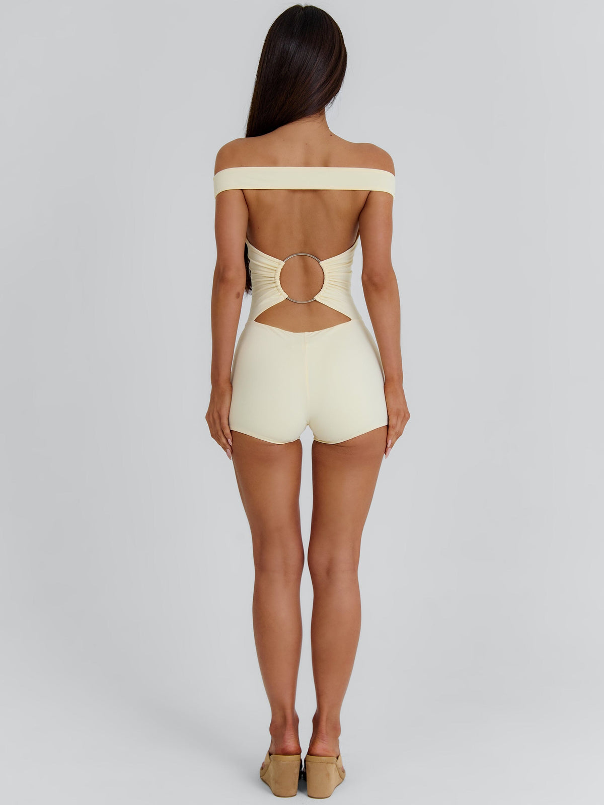 Mina Playsuit Cream