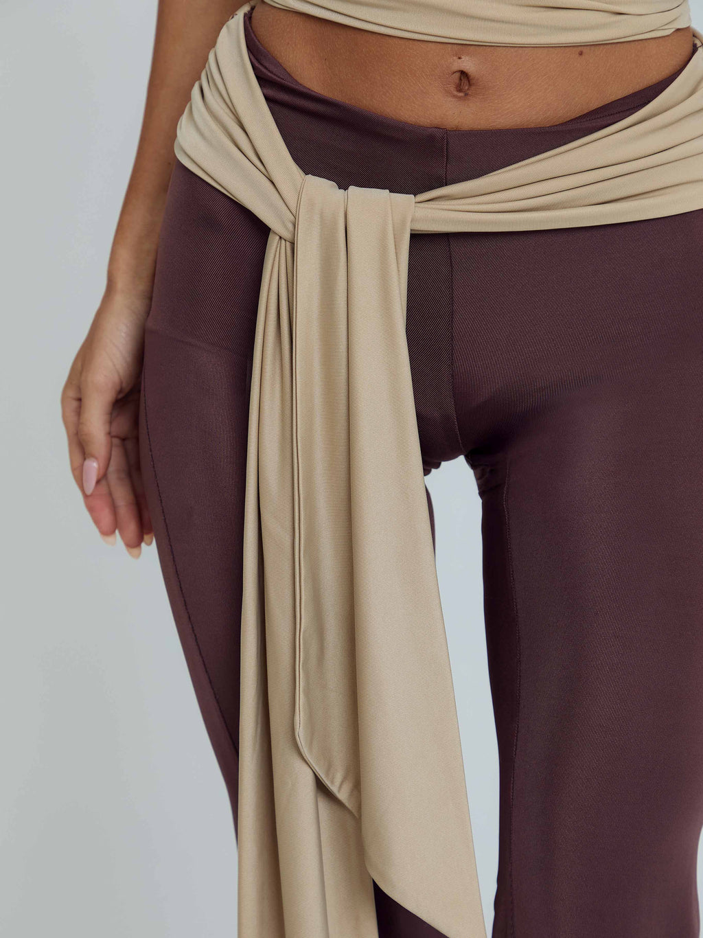 Minna Pant Brown Tan