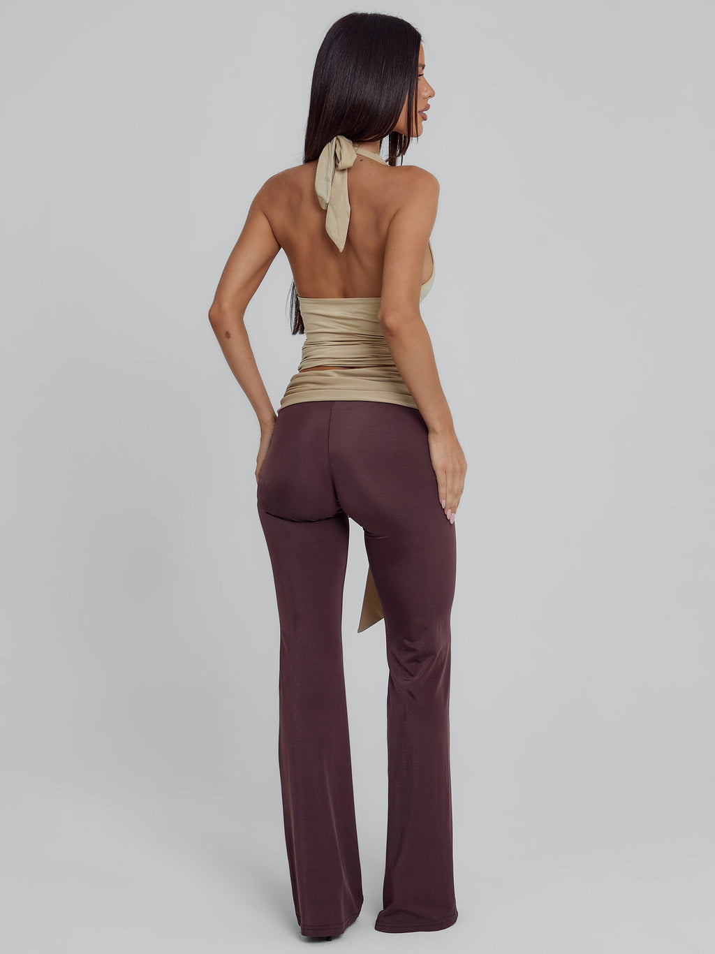 Minna Pant Brown Tan