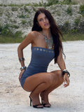 Monae Playsuit Steel