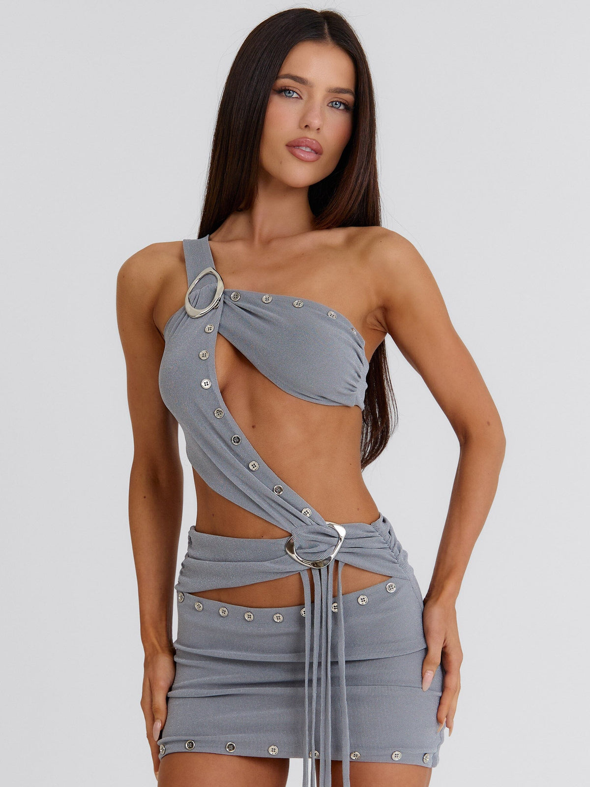 Moorena Mini Dress Grey