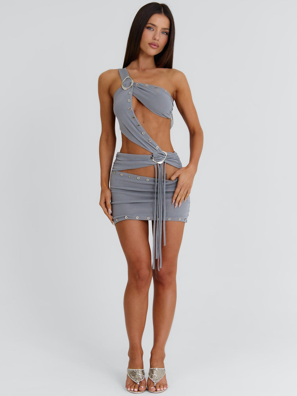 Moorena Mini Dress Grey