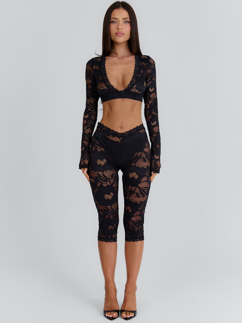 Morena Crop Top Black