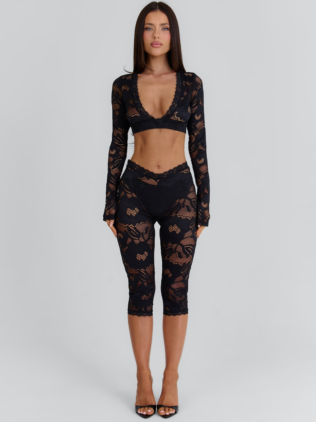 Morena Crop Top Black
