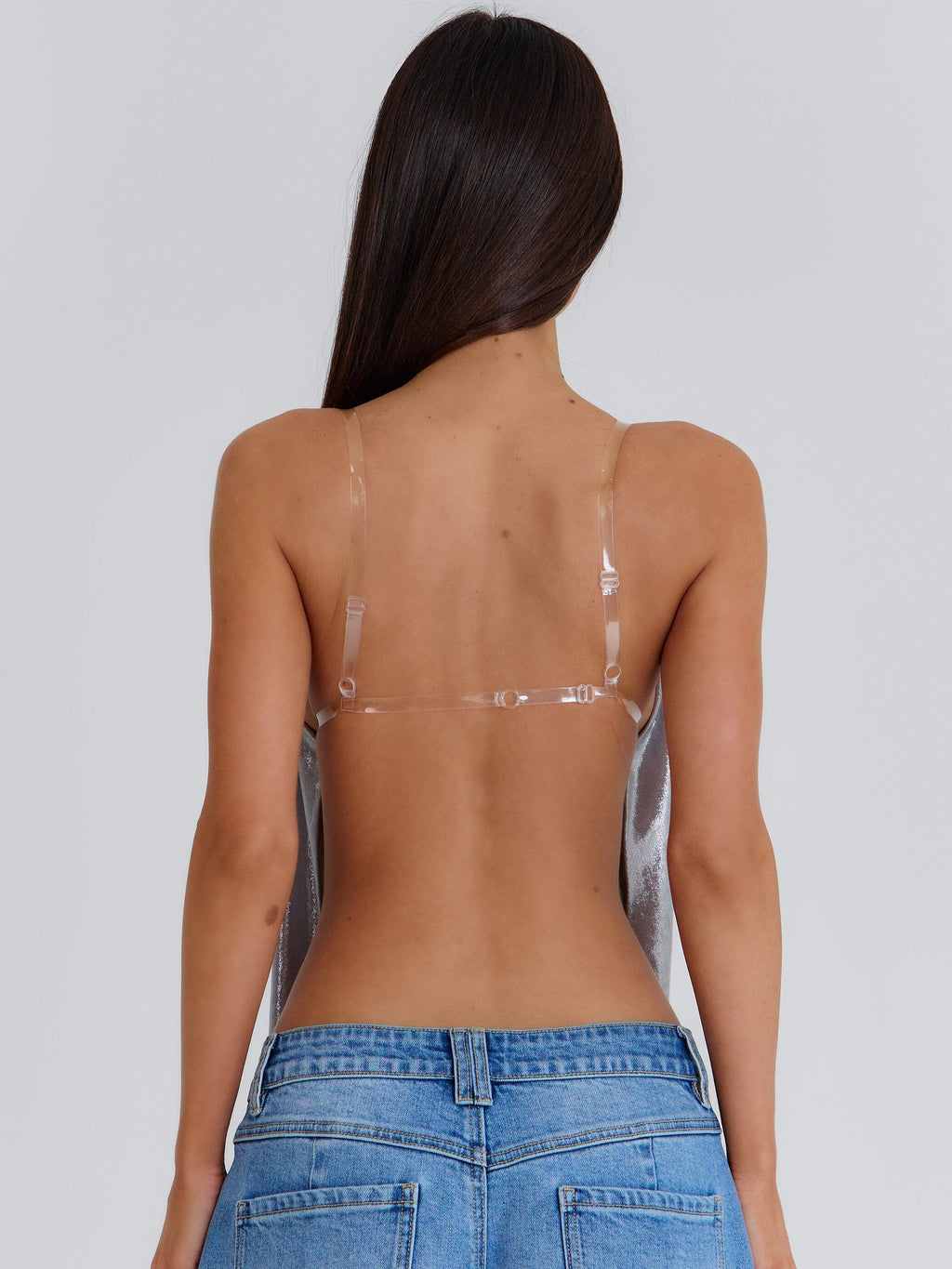 Ora Crop Top Silver