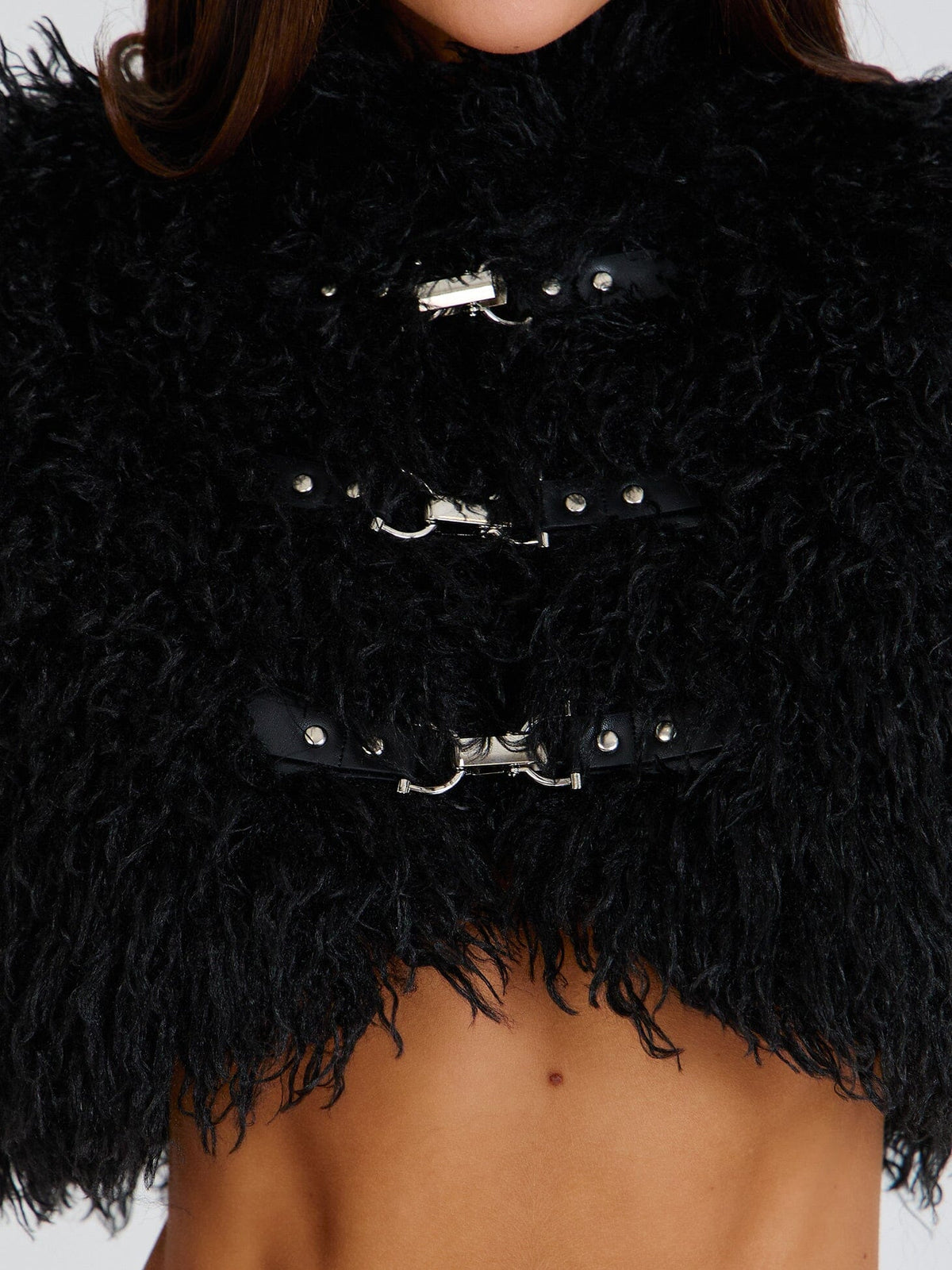 Quincey Cropped Jacket Black
