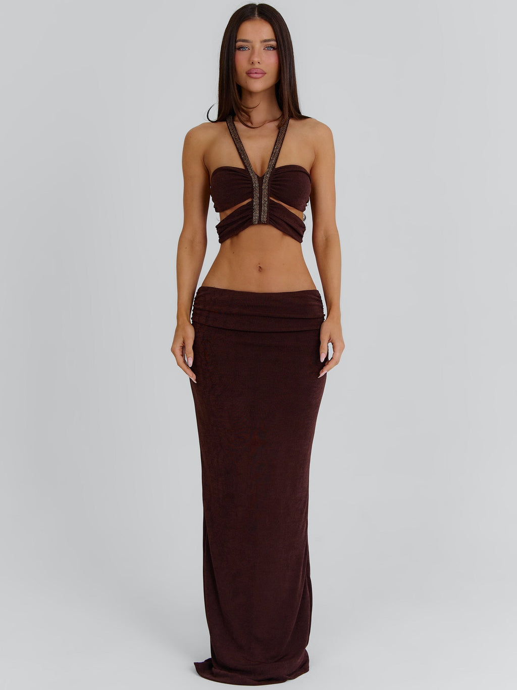 Rachana Maxi Dress Chocolate