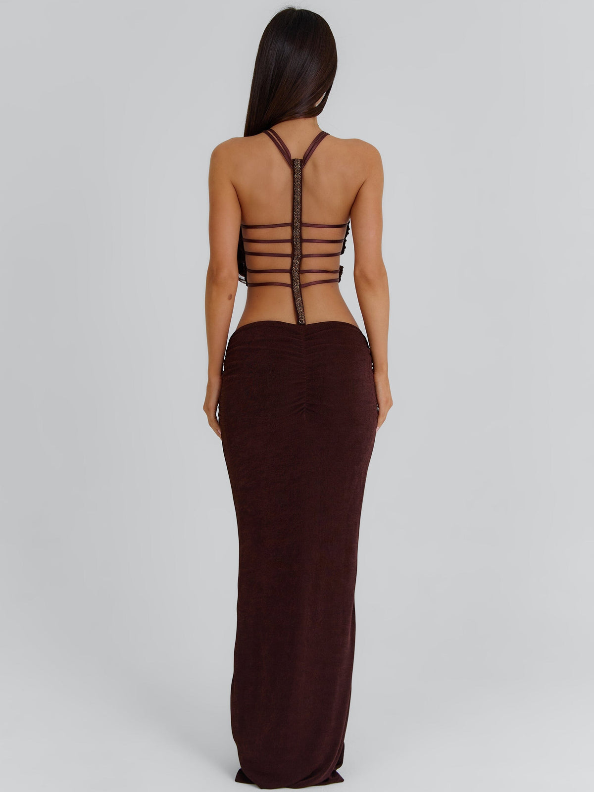 Rachana Maxi Dress Chocolate