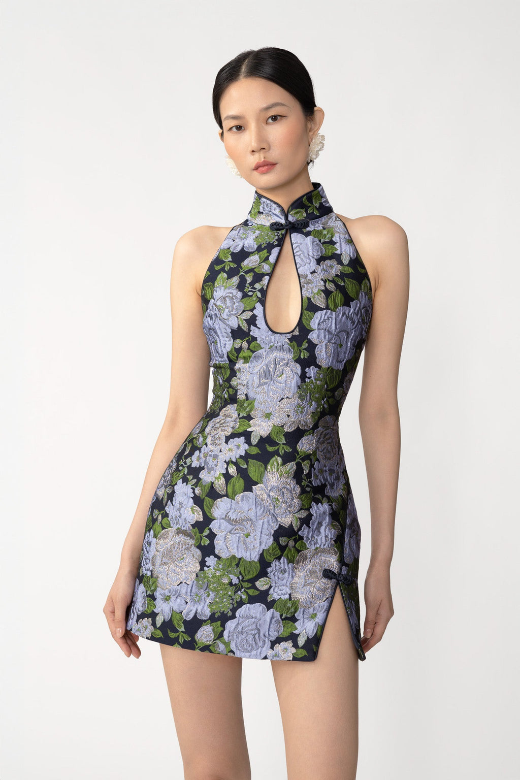 Eva Jacquard Mini Dress