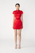 Tina Satin Mini Dress