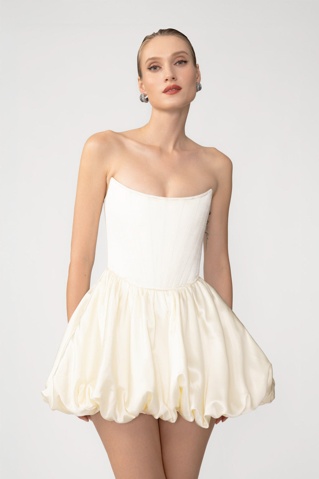 Lydia Satin Mini Dress