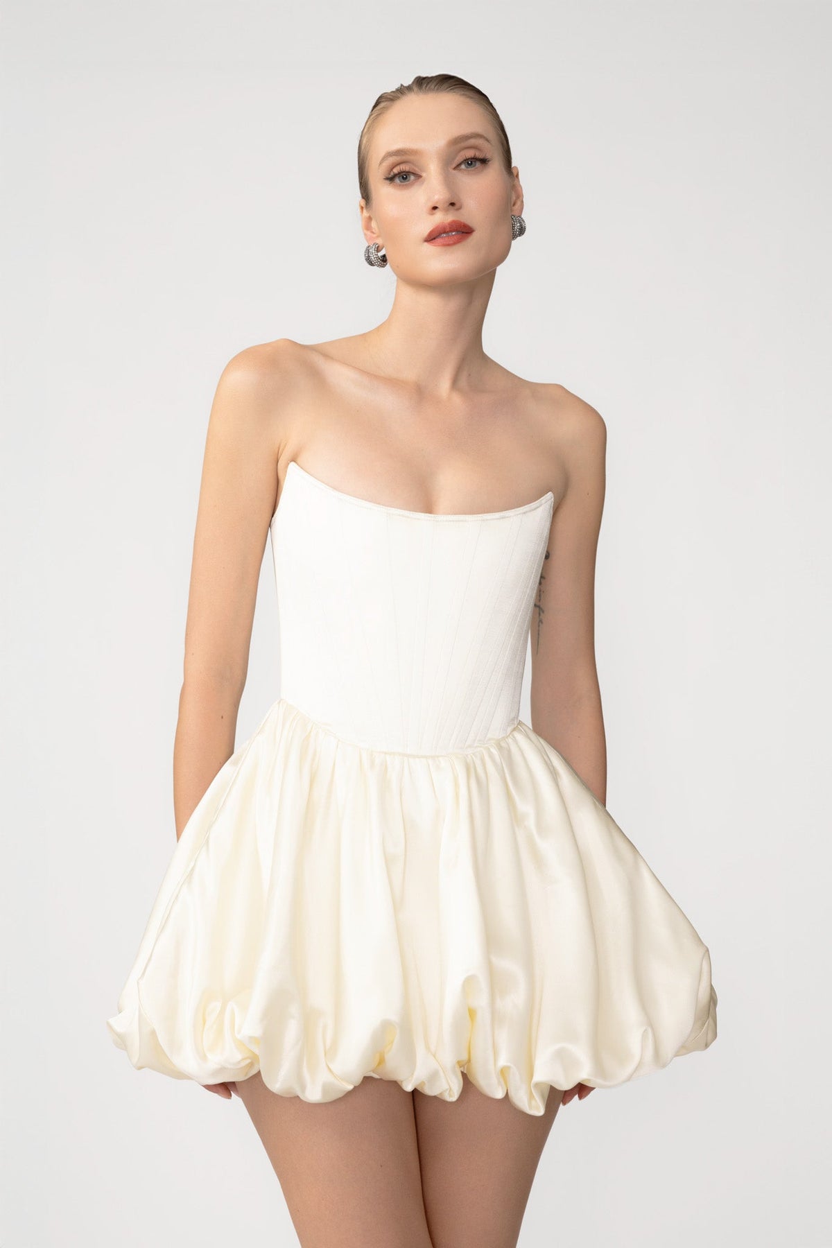 Lydia Satin Mini Dress