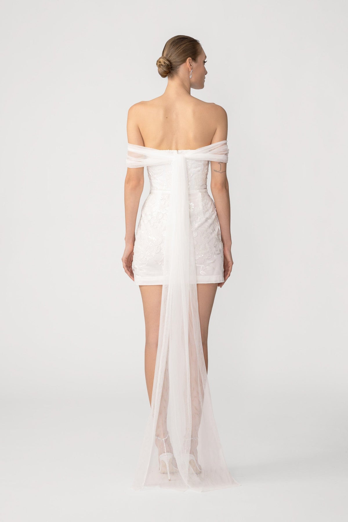 Freya Embroidered Mini Dress