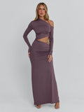 Seraya Maxi Dress Mauve