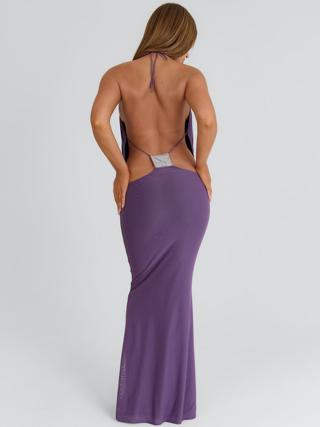 Shaima Maxi Dress Dusty Purple