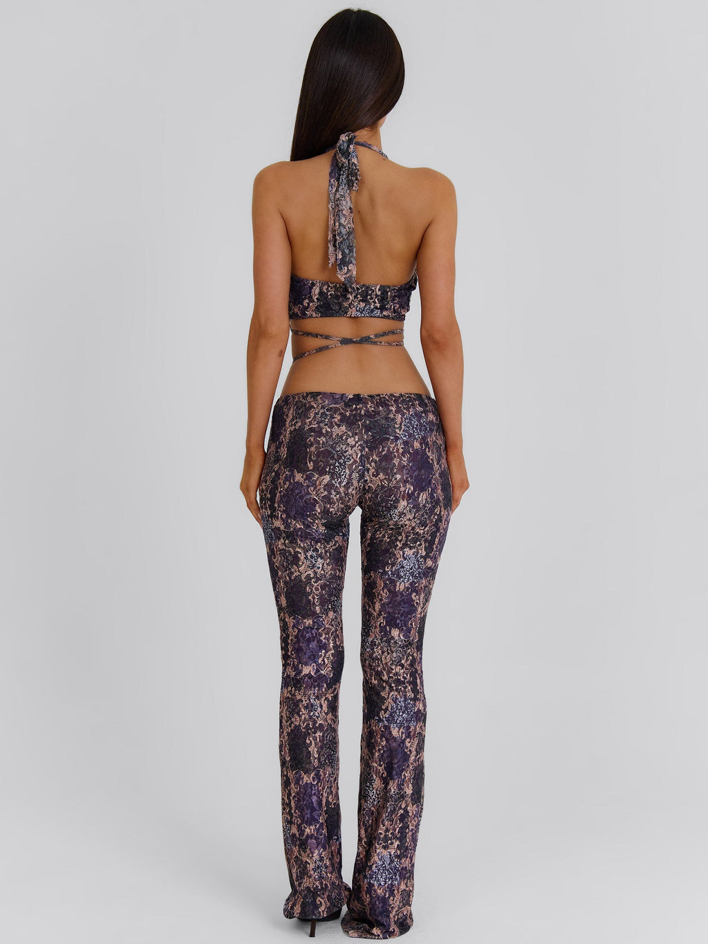 Shanel Crop Top Deep Purple