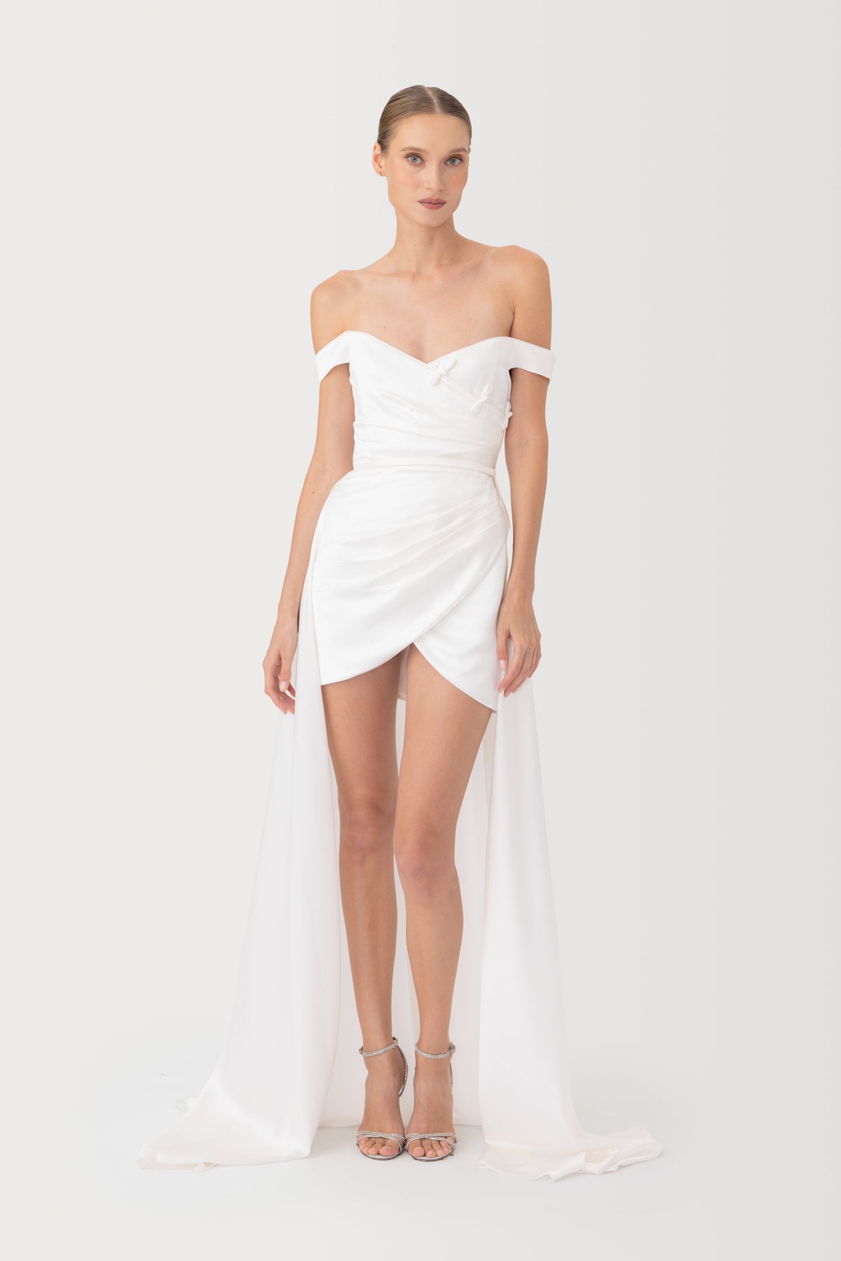 Vittoria Satin Mini Dress