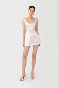 Bryn Satin Mini Dress