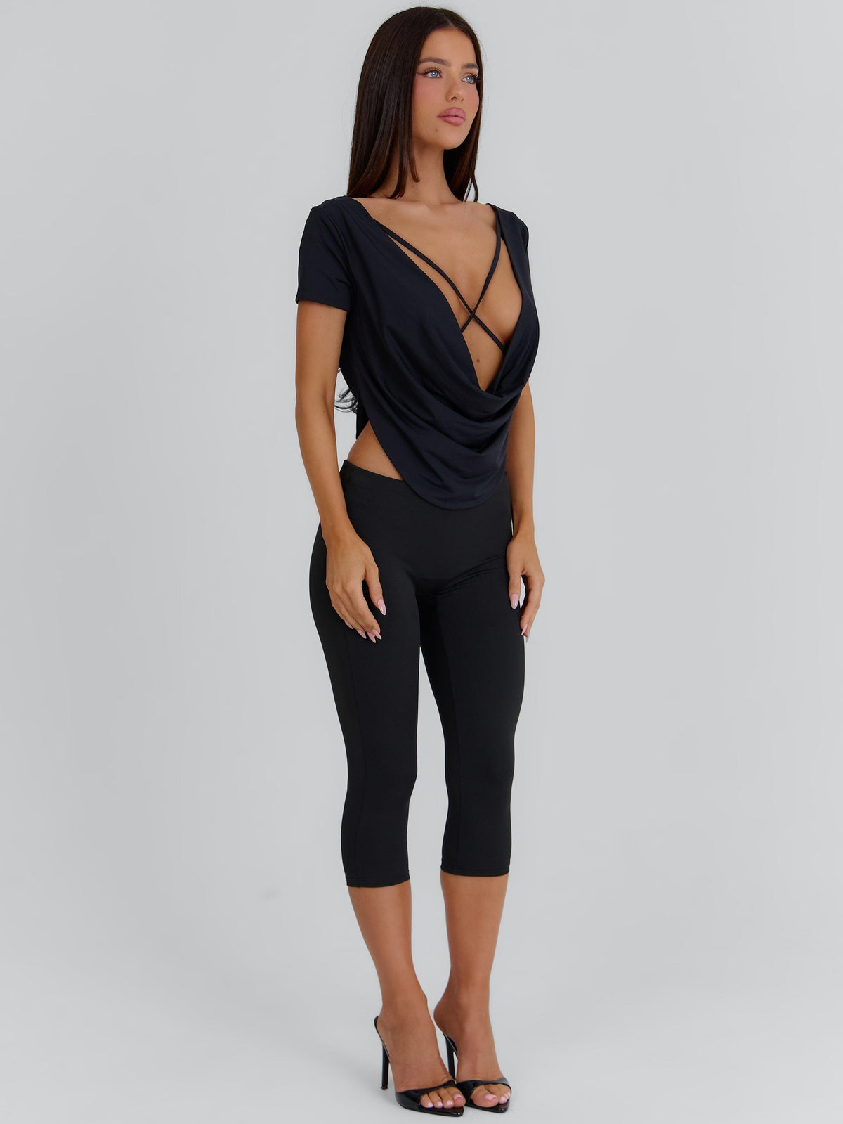 Summa Longline Top Black