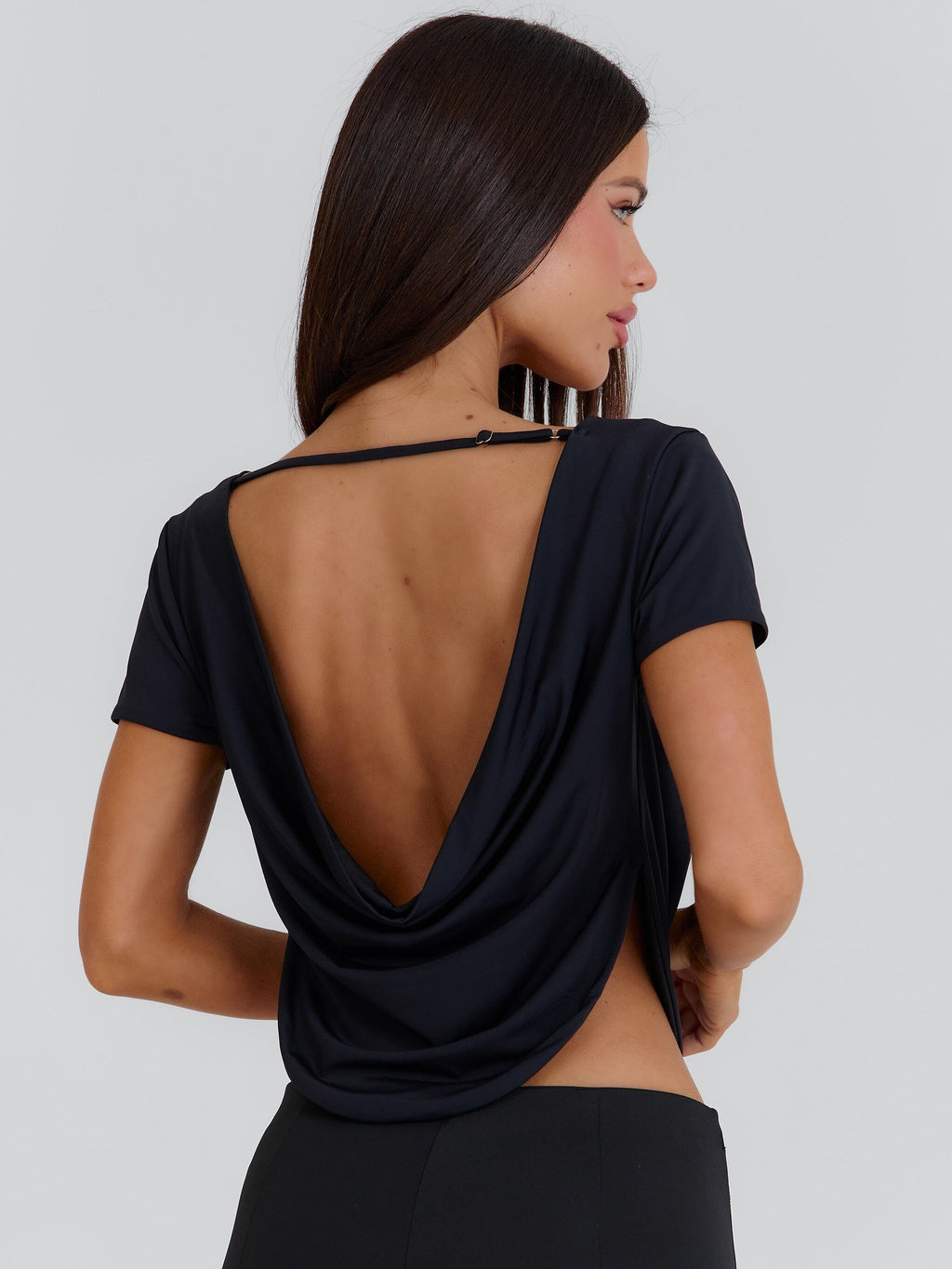 Summa Longline Top Black