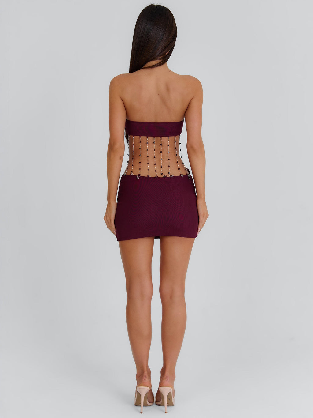 Verity Mini Dress Wine