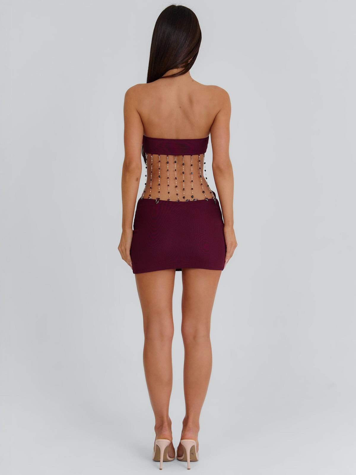 Verity Mini Dress Wine