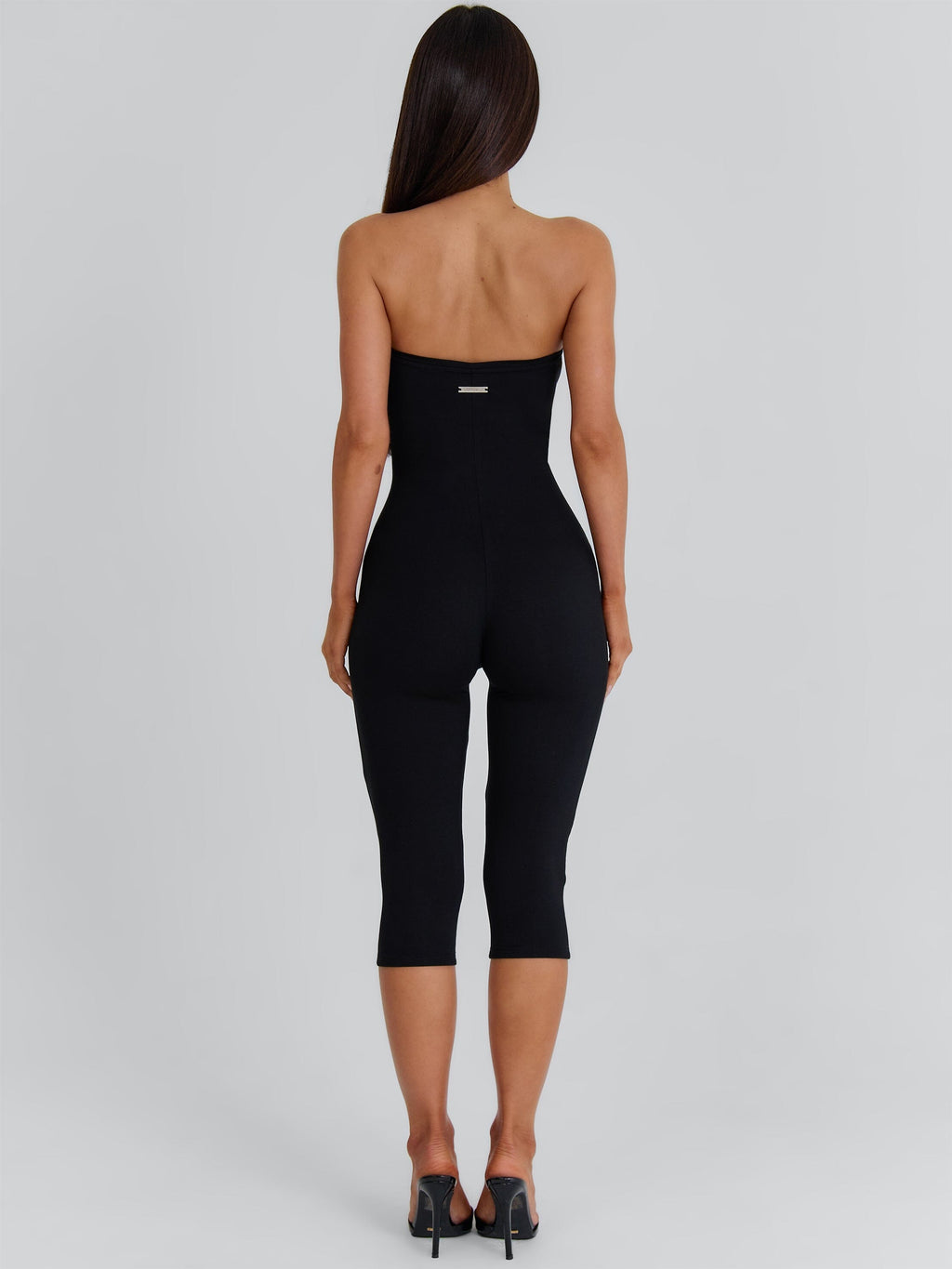 Victoria Capri Jumpsuit Black