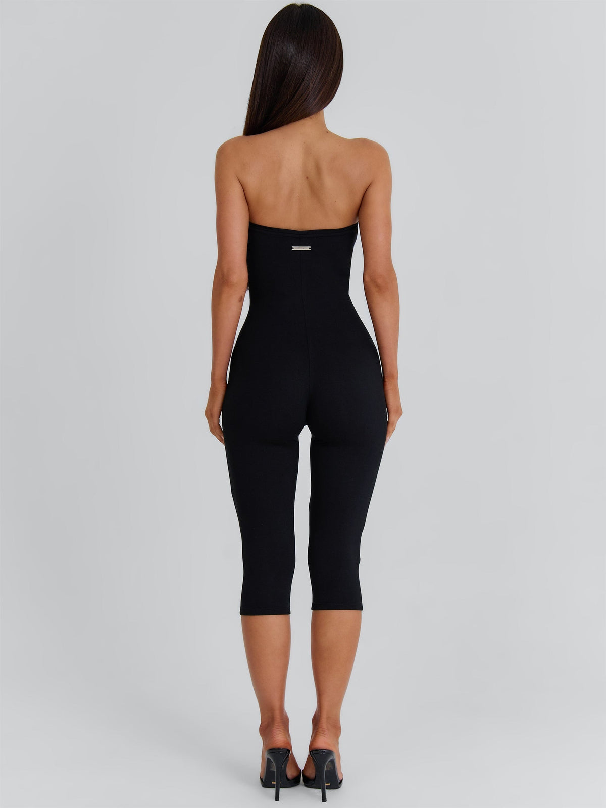 Victoria Capri Jumpsuit Black