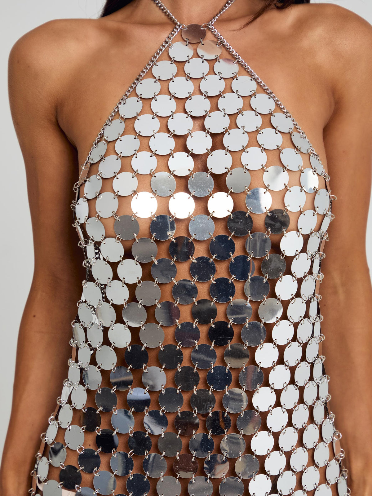 Vionna Mini Dress Silver