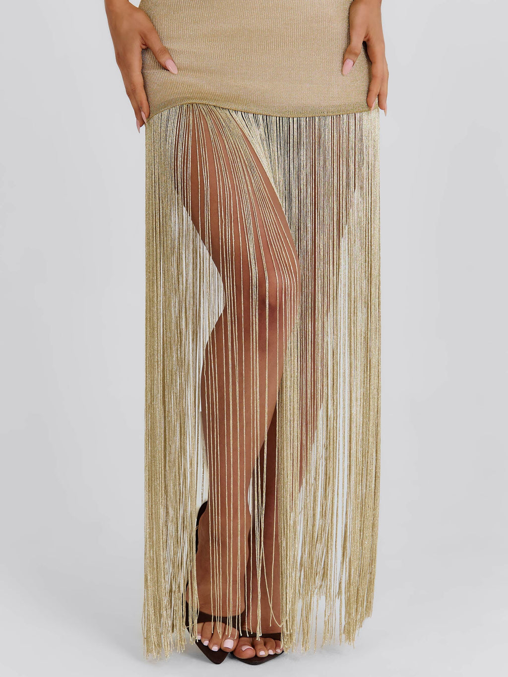Vivvian Maxi Dress Gold
