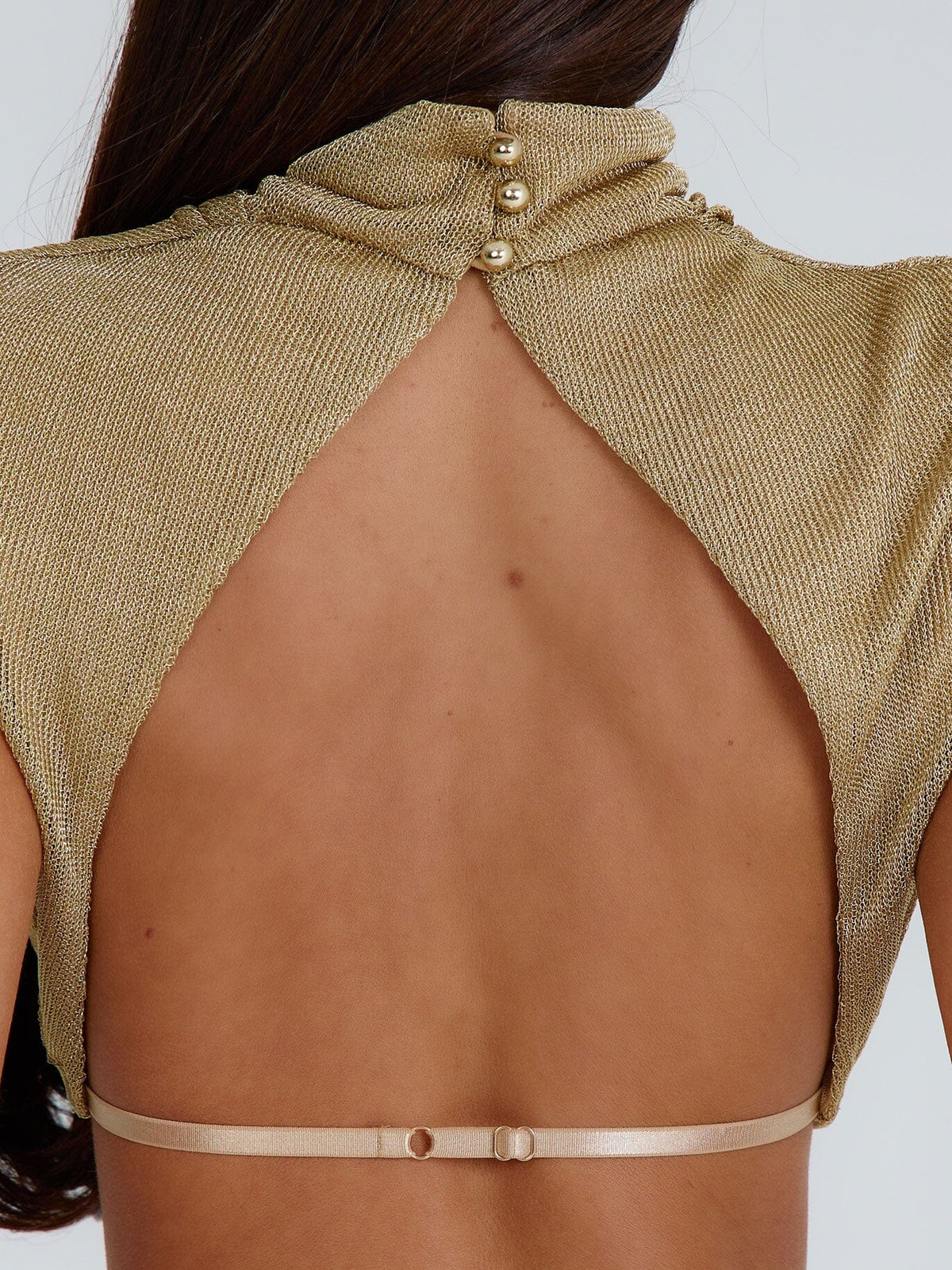 Zaria Mini Dress Gold