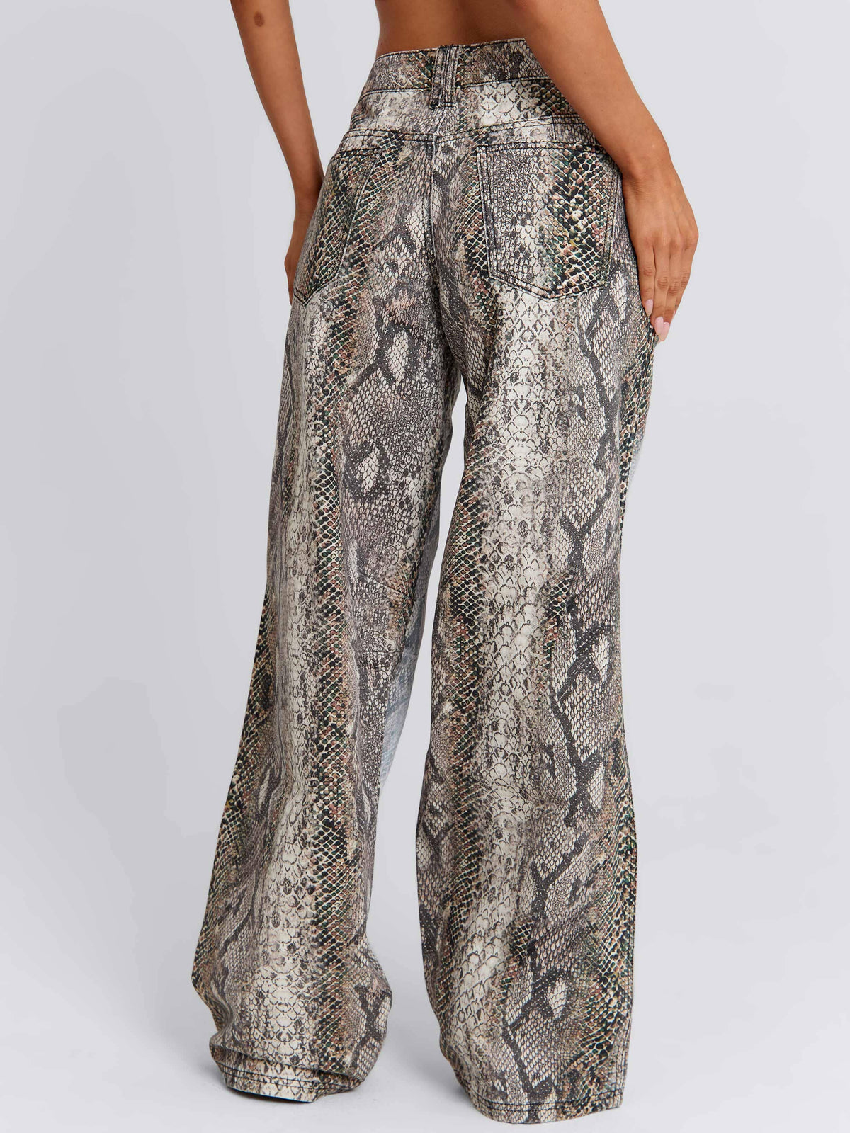 Zeriah Pants Snake Print