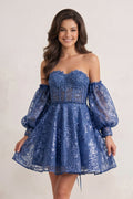 A-Line Sweetheart Homecoming Dress